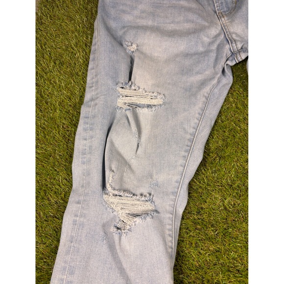 Pacsun Slim Taper 34x32  Distressed Mens Jeans - Picture 2 of 5